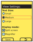 Radio buttons and checkboxes are most valuable in conventional forms, such as this mixed form, with conventional submit buttons. Some handsets use the Softkeys as their default buttons.