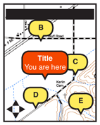 Graphic data representing the real world, such as the map shown here, is very commonly used as an Infinite Area.