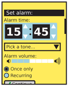 Spinners and tapes are form elements, and can be mixed with others, as shown here. Be sure to use the best type of element for each piece of data, but also assure the styles interact adequately, so it feels like a single form.