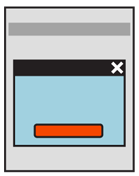 A typical floating Pop-Up, with functions like buttons inside the window.