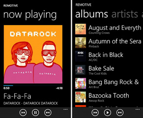 Windows Phone (7 and apparently 8) are expressing the hierarchy as part of the whole design of the OS. The app name (for third parties at least) is always visible, and room is provided for large section/subsection titles. They flow off the viewport as a deliberate design motif, but the principles are the same.